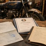 Moto de collection : carte grise collection et attestation FFVE, documents