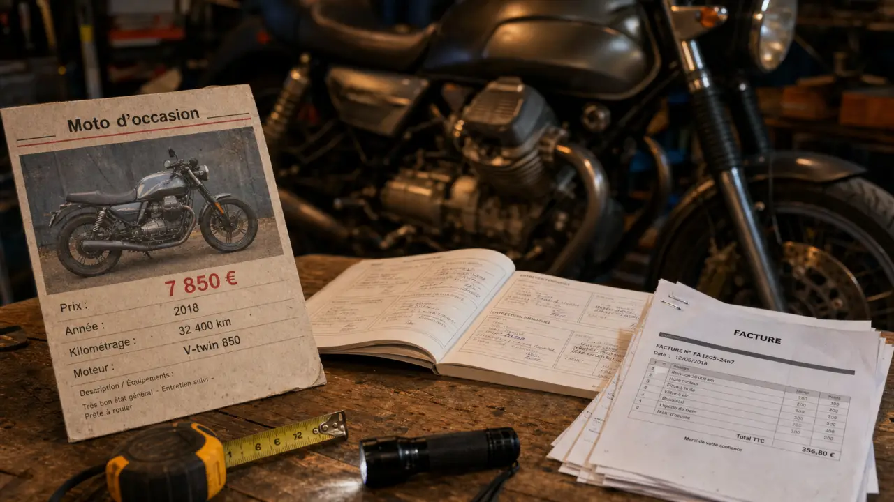 Moto Guzzi occasion : prix, kilométrage et garanties à vérifier avant achat