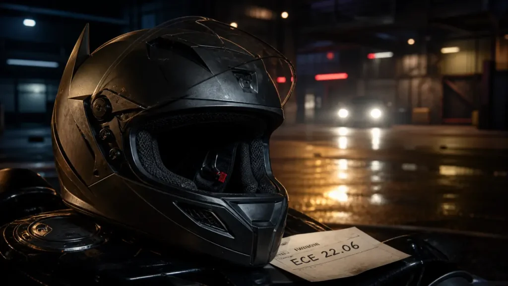 Casque moto Batman homologué : le style Gotham ne suffit pas, voici les critères techniques