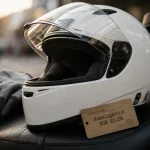 Casque moto blanc : visibilité, confort, finitions au soleil