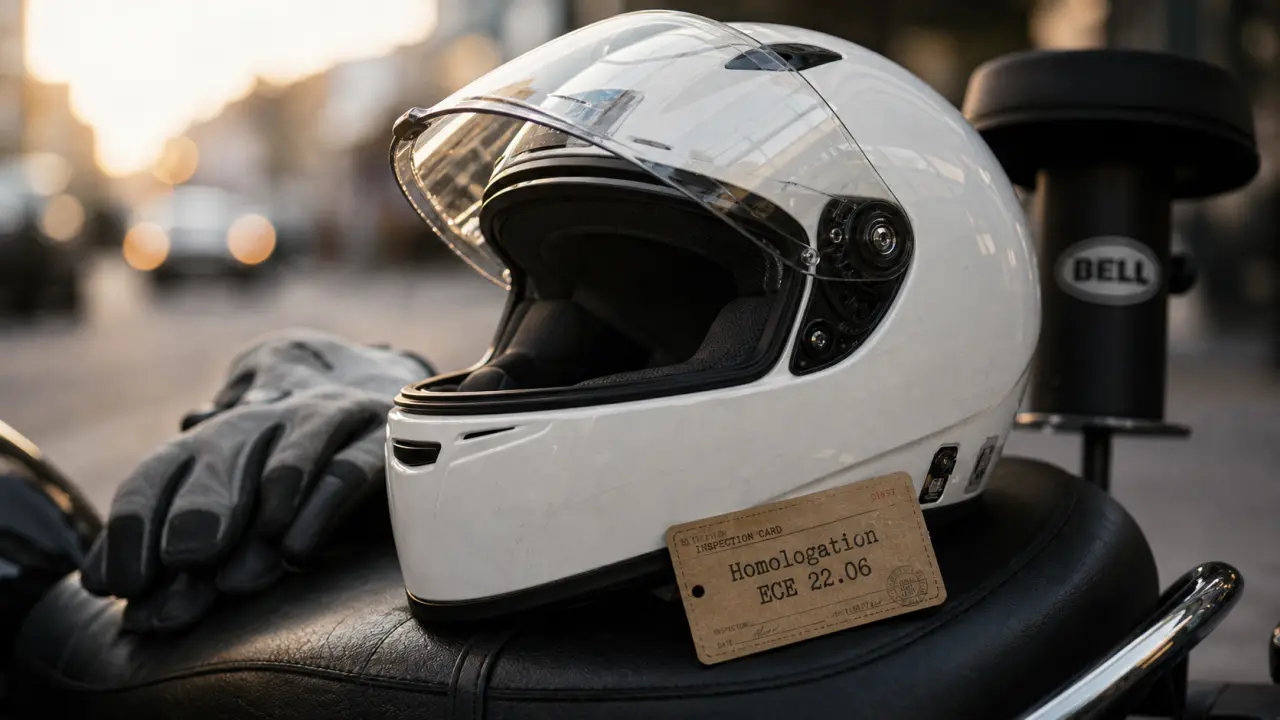 Casque moto blanc : visibilité, confort, finitions au soleil