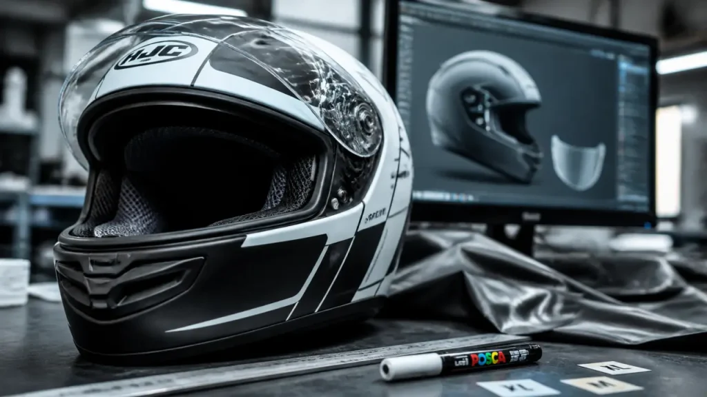 Casque personnalisable moto : couleurs, visière et stickers sans sacrifier la sécurité