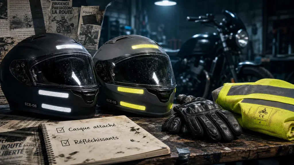 Casque, gants, gilet : que faut-il vraiment porter à moto ?