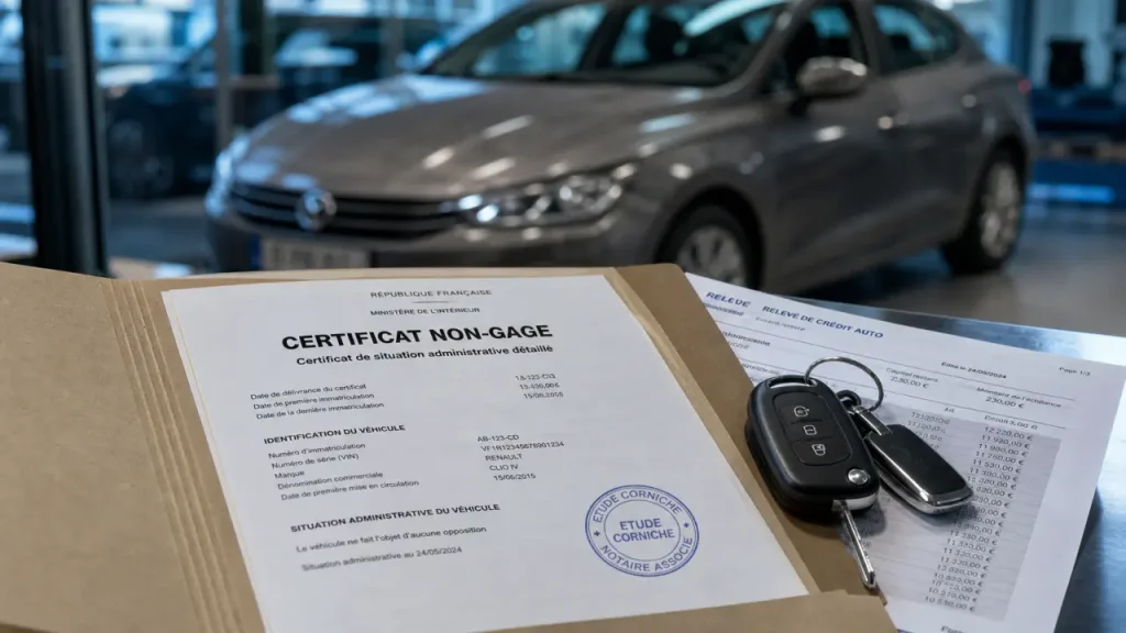 Véhicule gagé : vente, carte grise, assurance, ce qui bloque vraiment