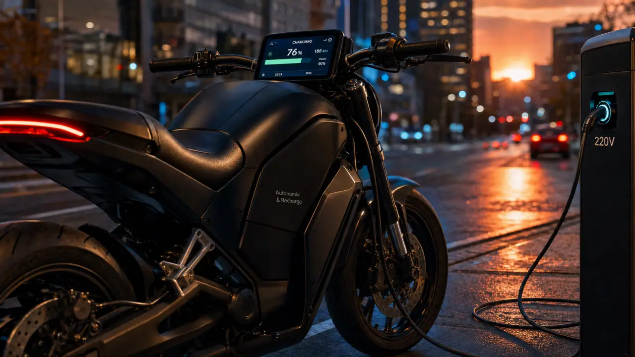 Moto électrique grosse cylindrée : autonomie et recharge