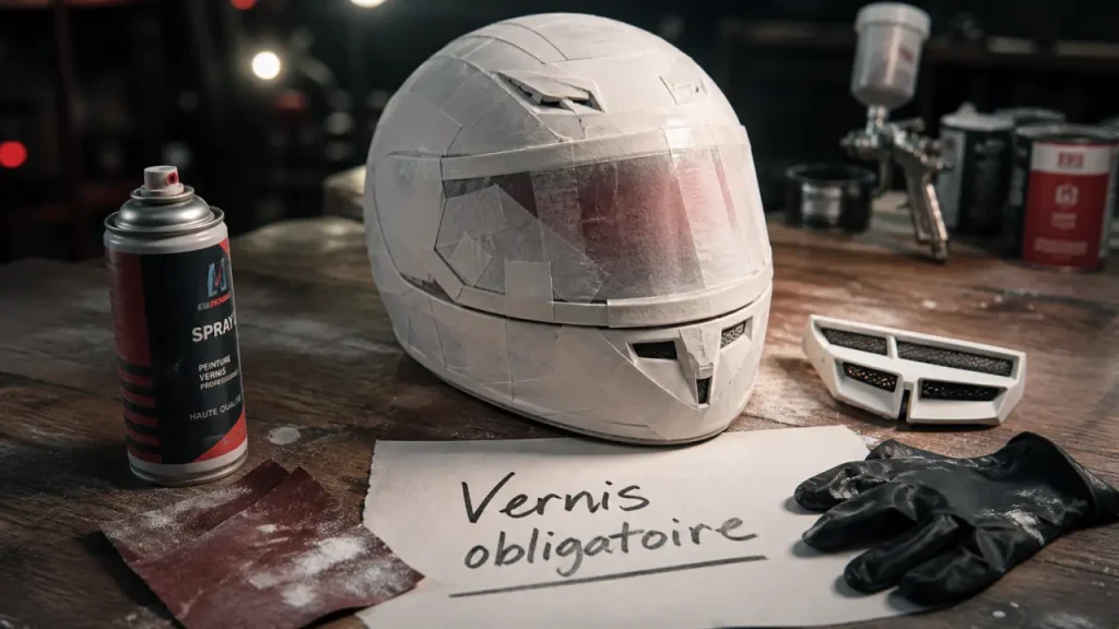 Peinture casque moto : compatibilité, vernis et devis avant de se lancer