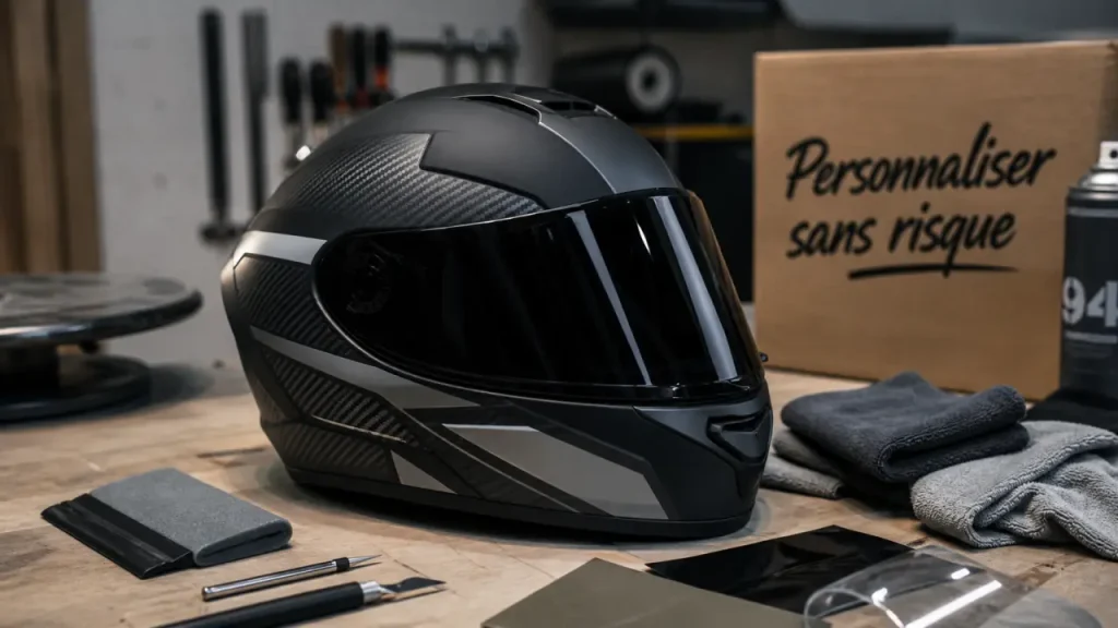 Peinture, covering ou accessoires, les bonnes méthodes pour personnaliser un casque moto sans perdre en sécurité