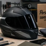 Personnaliser un casque moto avec covering mat et accessoires, sans perdre en sécurité