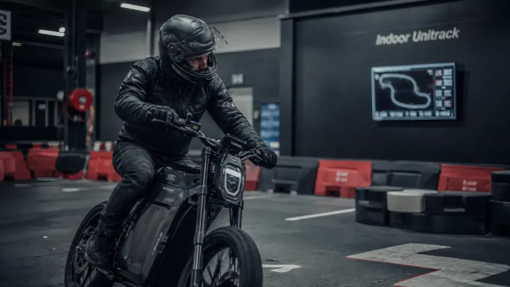 Tester une moto électrique indoor avant d’acheter, le vrai atout d’Unitrack