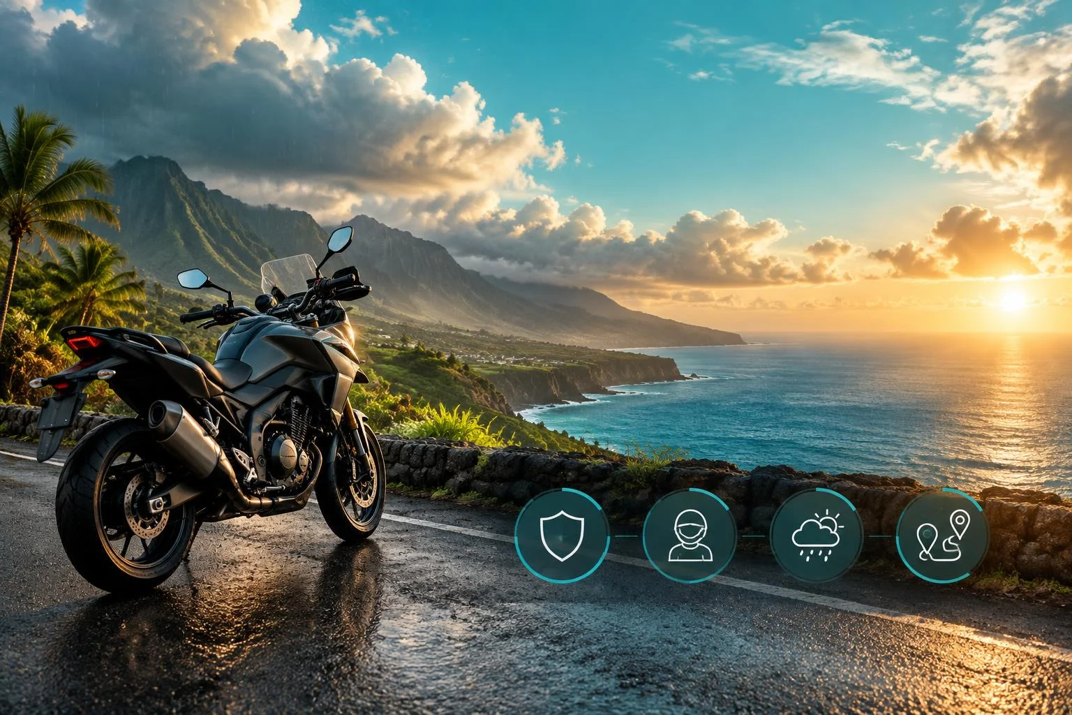 Assurance moto à La Réunion : garanties selon votre usage