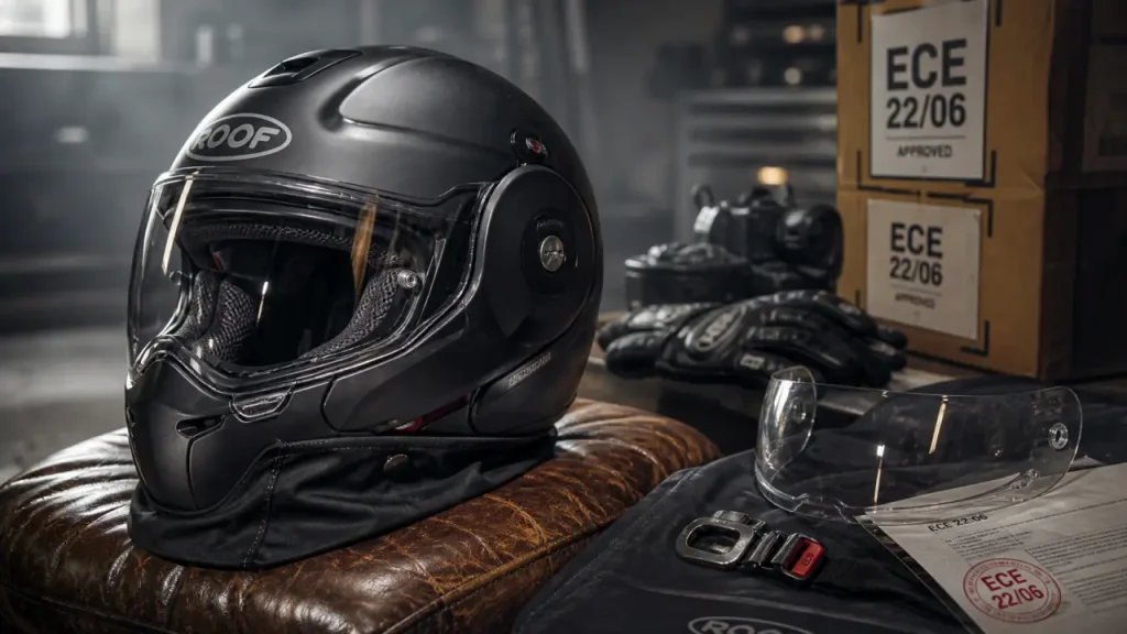 Boxxer, normes ECE 22/06 et prix : comment choisir un casque moto Roof selon votre usage