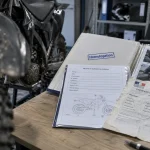 Homologation moto cross : dossier et relevé pour moto cross sur table