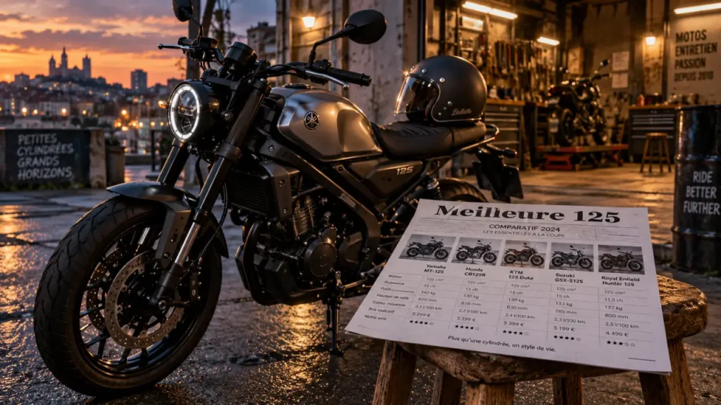 Quelle moto 125 choisir : la plus légère en ville ou la plus stable sur route ?