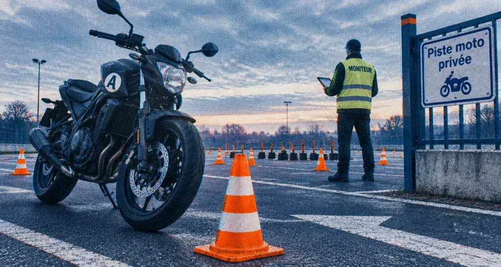 Piste moto French Permis à Villepinte : localisation, formations et préparation aux examens